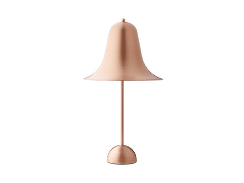 Verpan Brushed Copper Pantop Table Lamp Verner Panton