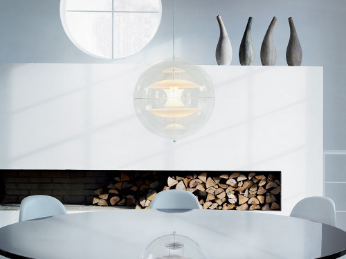 Verpan VP Globe Glass Pendant Light by Verner Panton