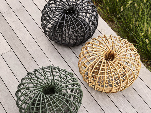 Cane-Line Nest Small Outdoor Footstool