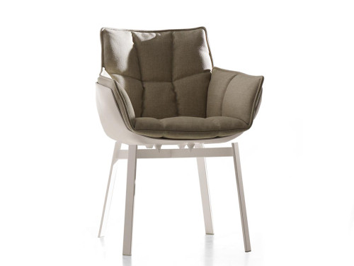 B&B Italia Husk Outdoor Small Armchair by Patricia Urquiola