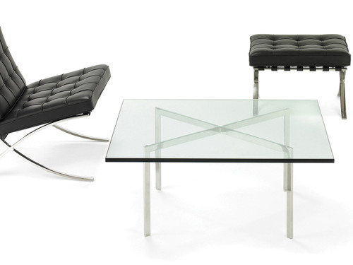 Knoll Barcelona Relax Stool by Ludwig Mies Van der Rohe