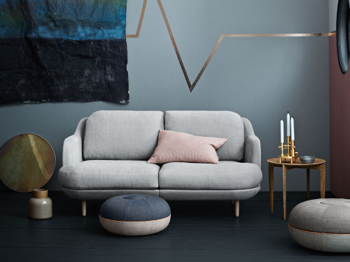 Fritz Hansen Lune Two Seater Sofa by Jaime Hayon