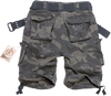 Brandit Savage Vintage Shorts Black Camo