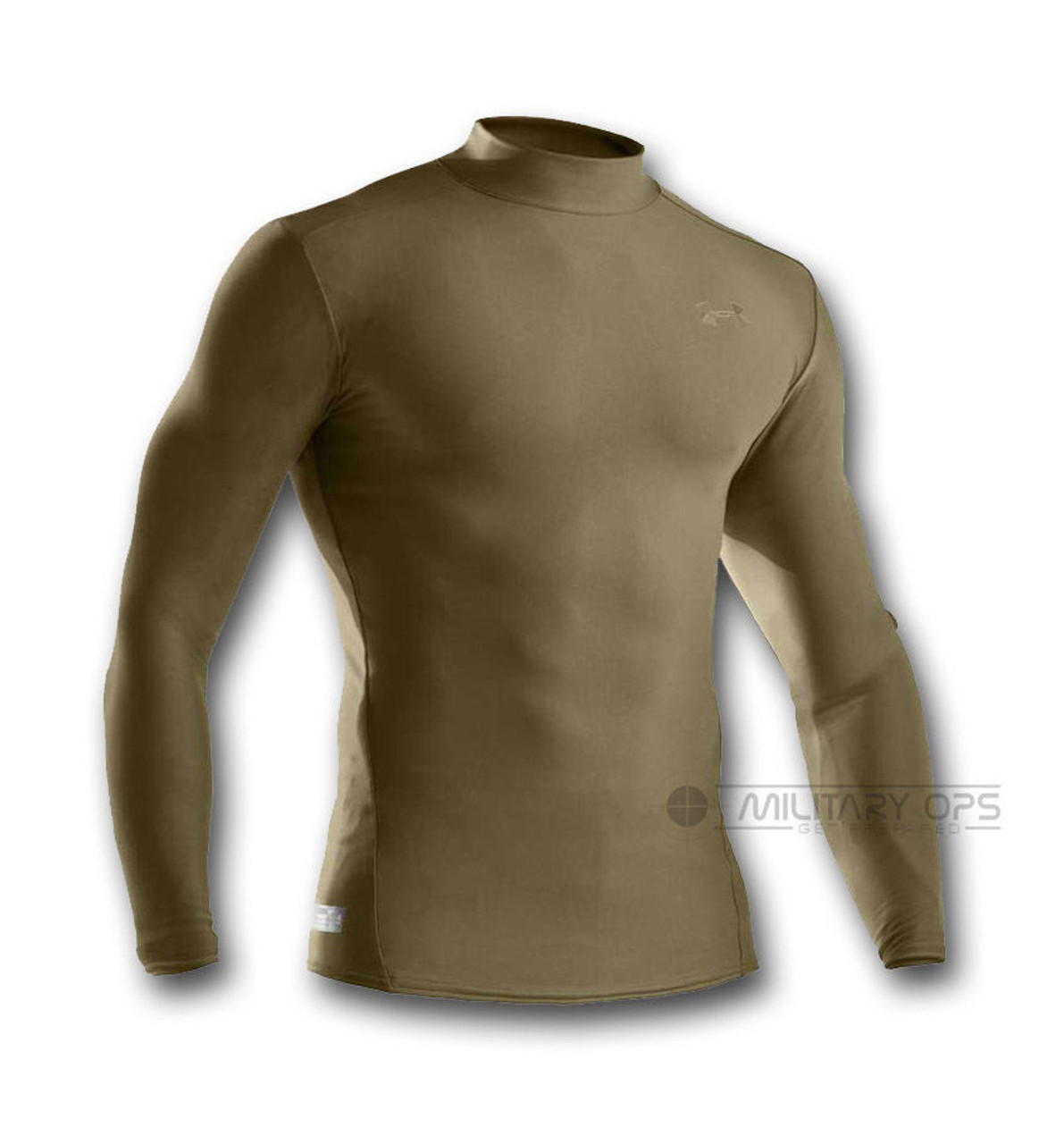 olive green under armour shirt