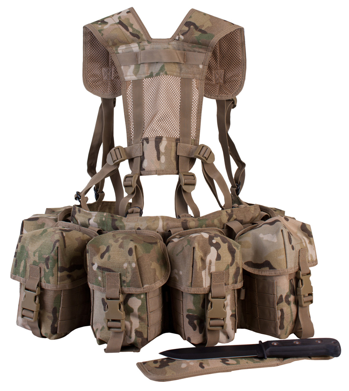 Molle Airborne / Special Forces Webbing Multicam MTP - MilitaryOps Ltd