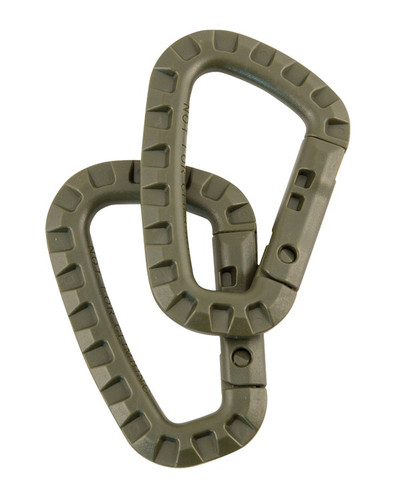 Tactical ABS Carabiner Olive Green