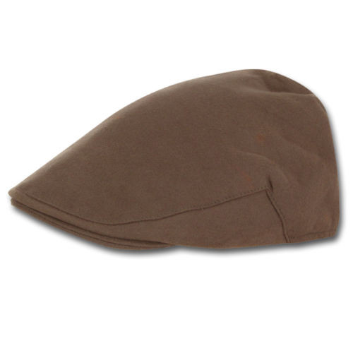 Jack Pyke Moleskin Brushed Cotton Flat Cap Brown