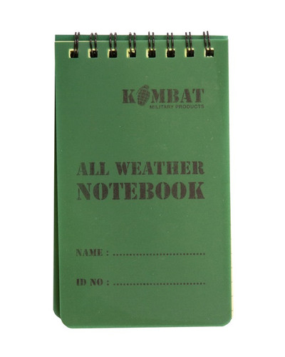 Kombat Uk Mini Waterproof Notepad