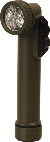 6 LED Angle Torch & Flashlight Olive Green