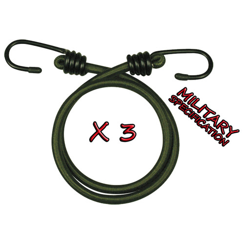 3 PACK 30" INCH ELASTIC BUNGEE 76CM