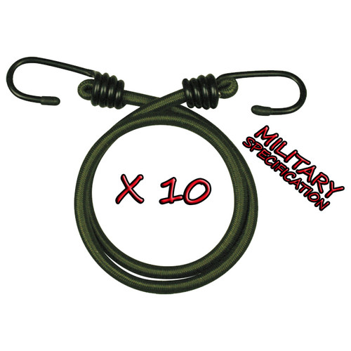 10 PACK 18" INCH ELASTIC BUNGEE 45CM