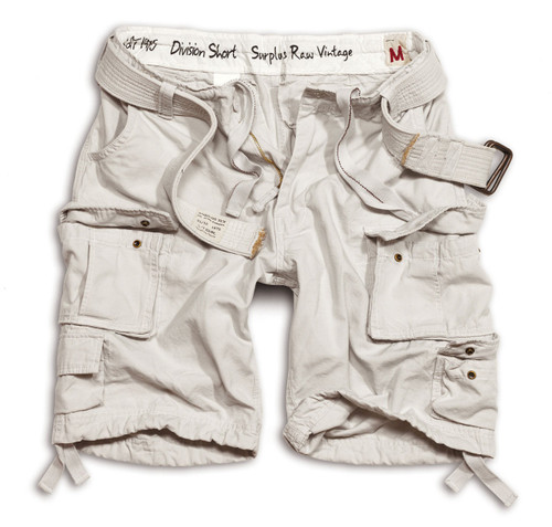 Surplus Division Shorts Off White