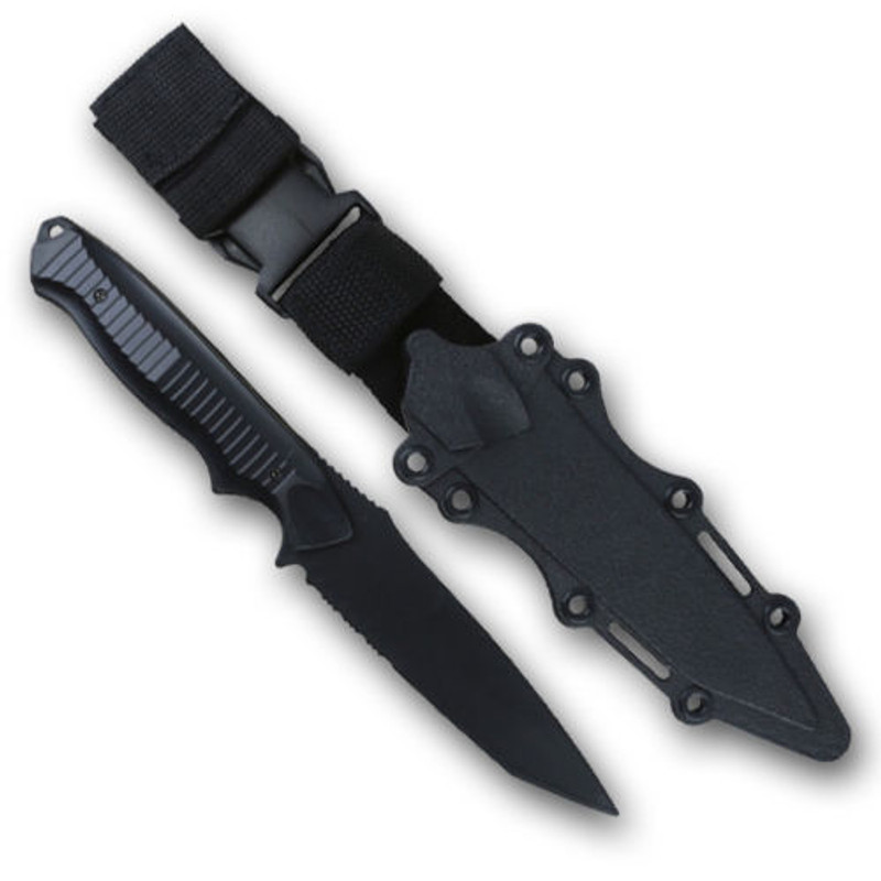 Kombat Uk Tanto Plastic Airsoft Knife Black