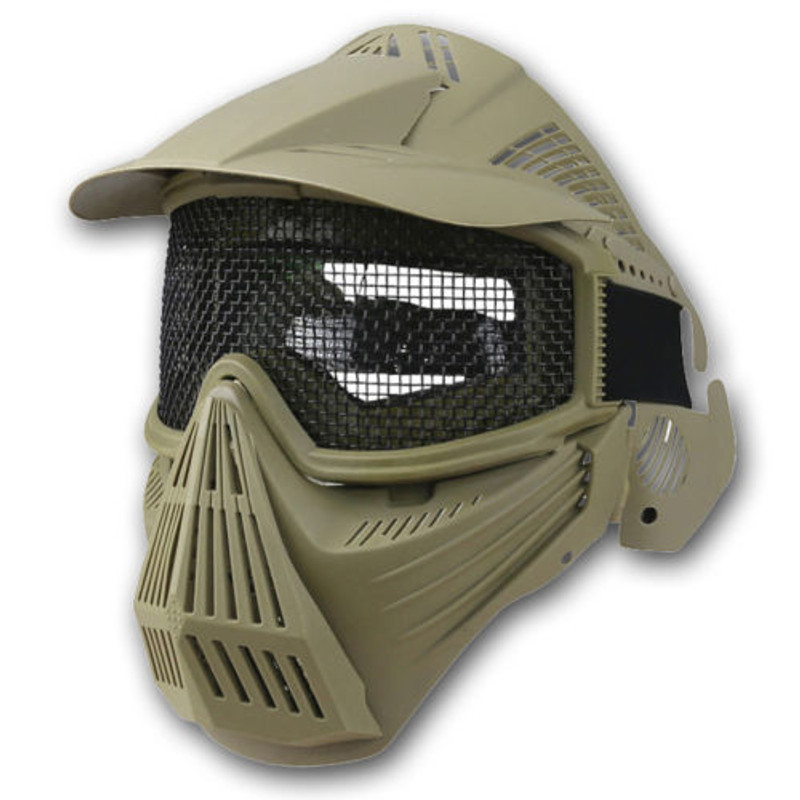 Kombat Uk Full Face Mesh Mask Coyote