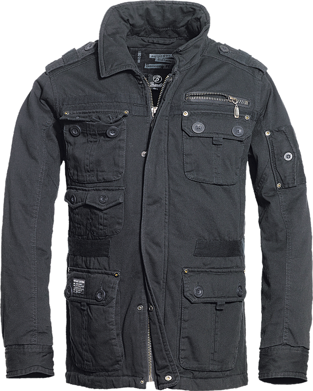 Brandit Platinum Vintage Jacket Black