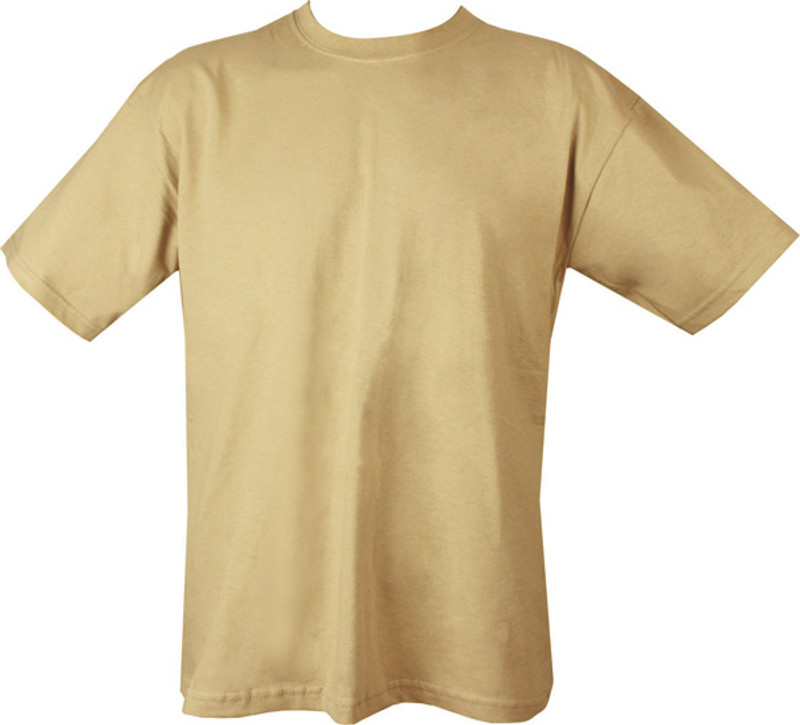 Military T Shirt Sand Beige