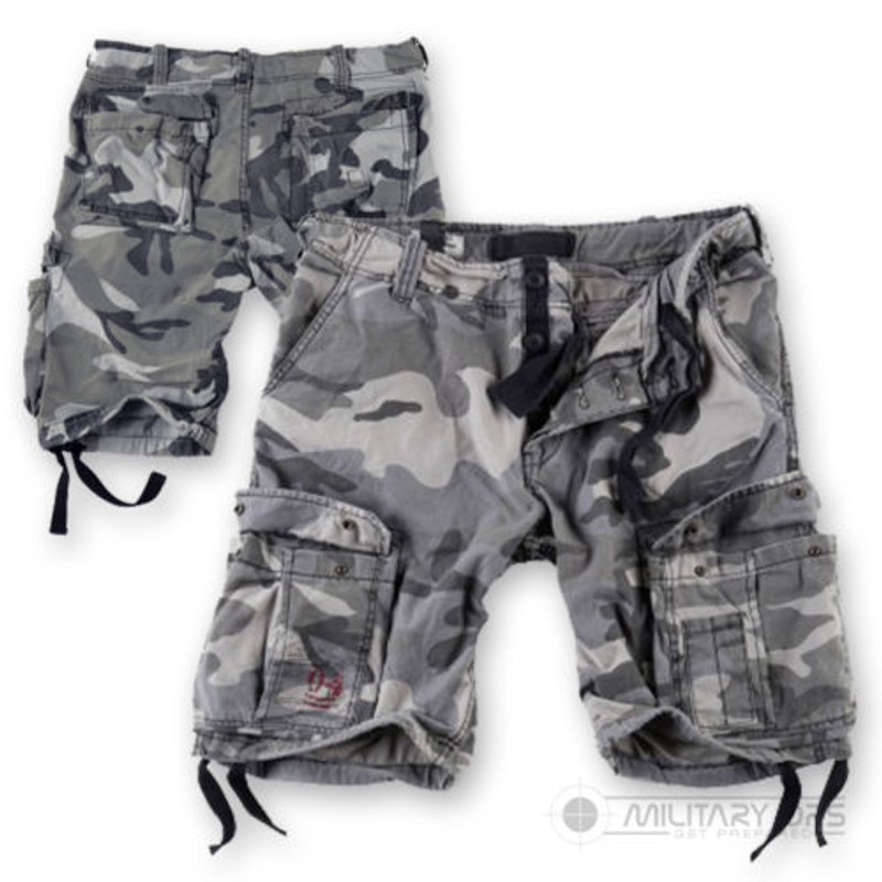 Surplus Raw Vintage Airborne Vintage Shorts Night Camo