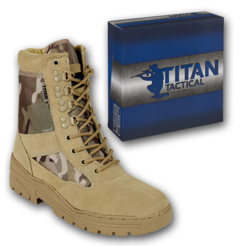 Titan Tactical Combat Patrol Boot Desert Multicam