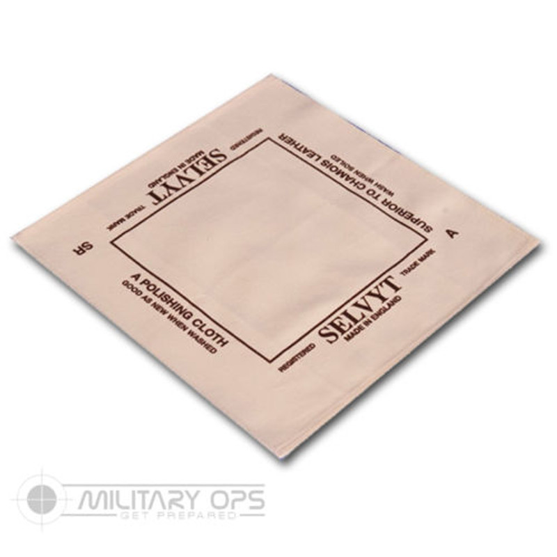 Alpha Tactical Selvyt Polishing Cloth 25cm X 25cm