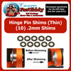 Hinge Pin Shim Kit .2mm