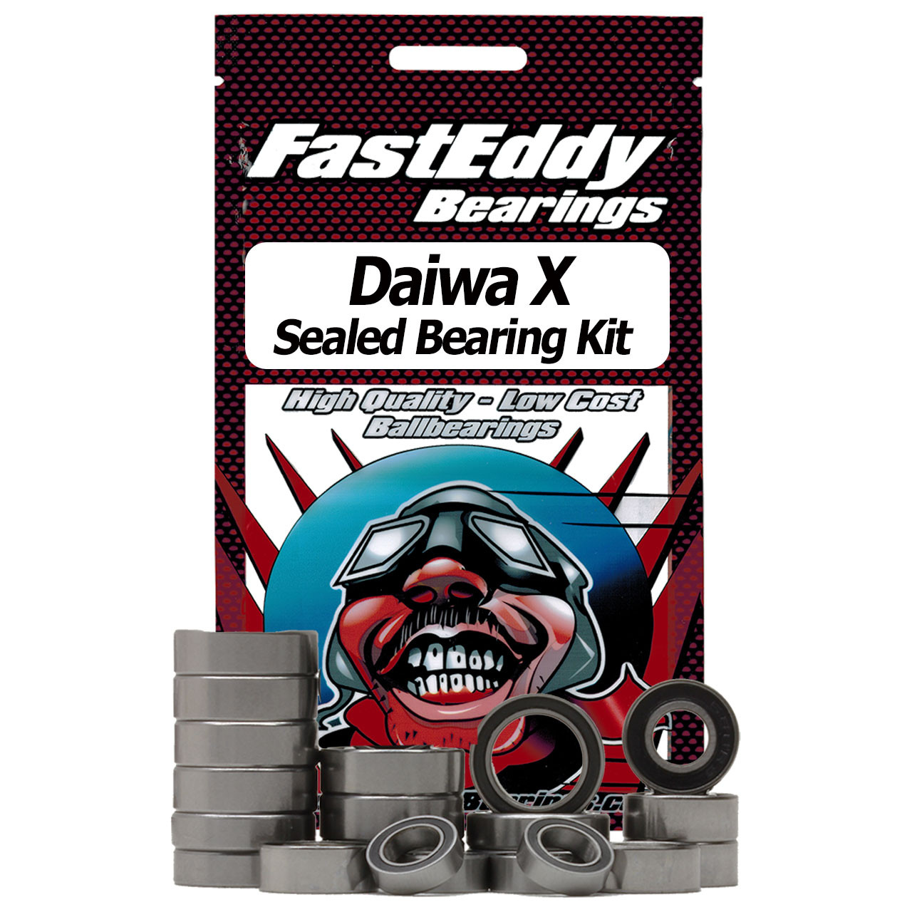 Daiwa X Baitcaster Fishing Reel Rubber Sealed Bearing Kit