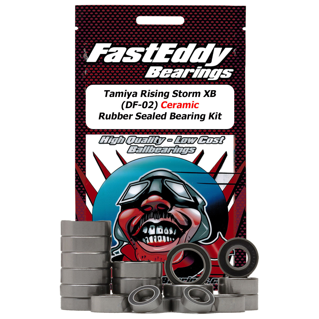 Tamiya Rising Storm XB (DF-02) Ceramic Rubber Sealed Bearing Kit