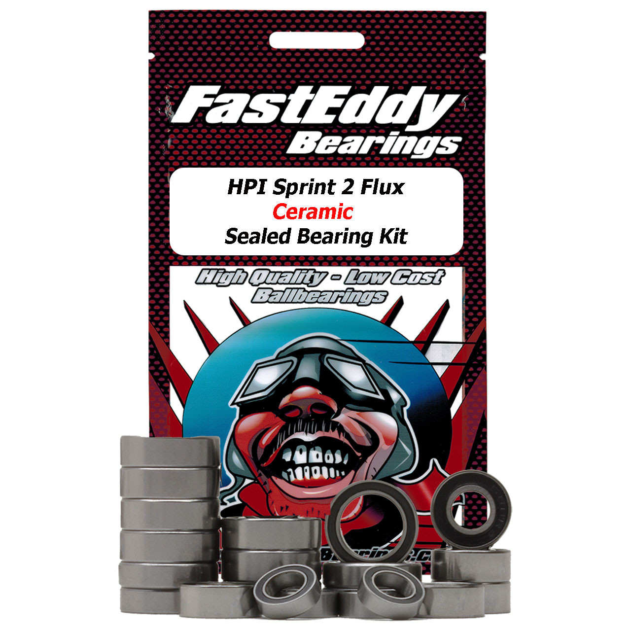 HPI Sprint Flux Ceramic Sealed Bearing Kit - Main Image