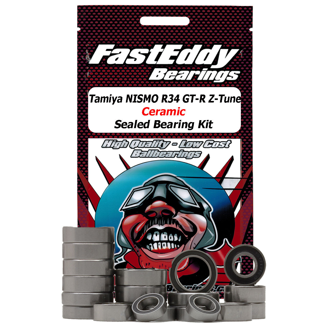 Tamiya NISMO R34 GT-R Z-Tune TT-02D Ceramic Sealed Bearing Kit