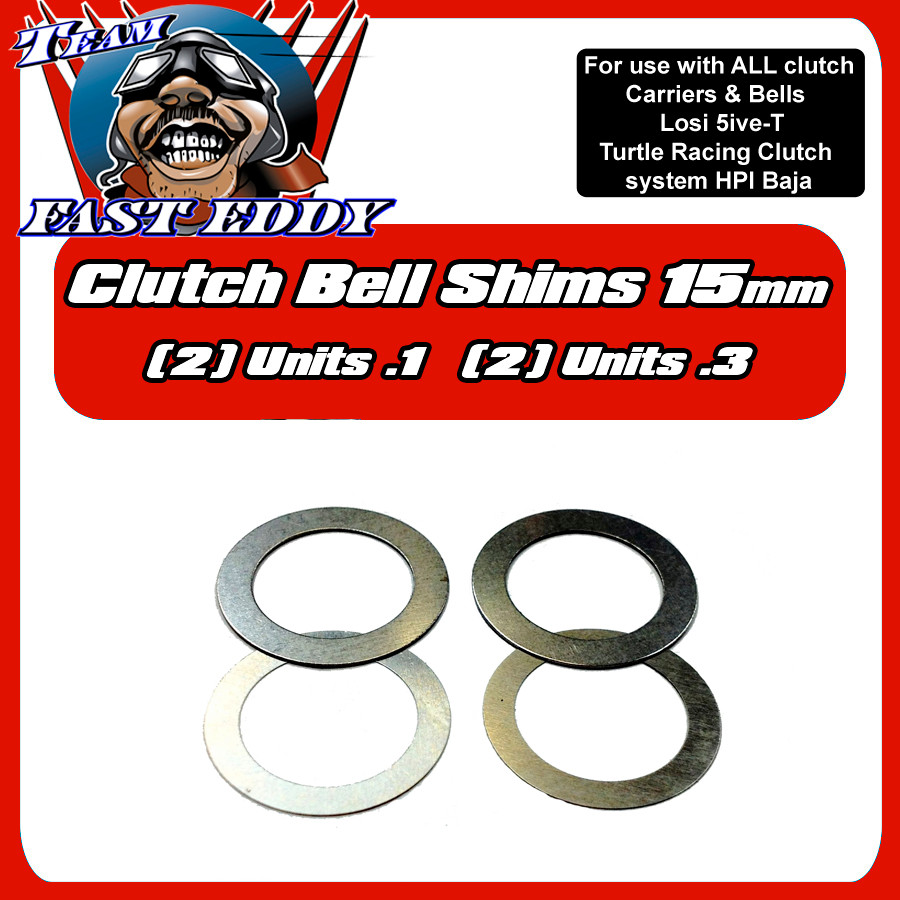 15mm Clutch Bell Shims