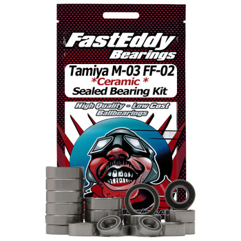 Zestaw łożysk z uszczelnioną gumą ceramiczną Tamiya m-03 ff-02