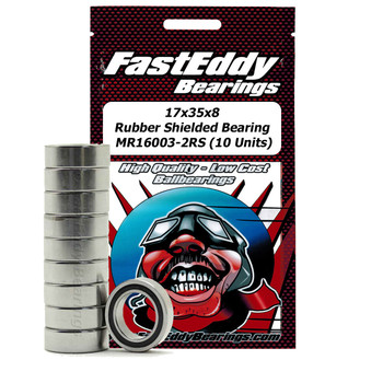 17X35X8 Rubber Sealed Bearing 16003-RS (10 Units)