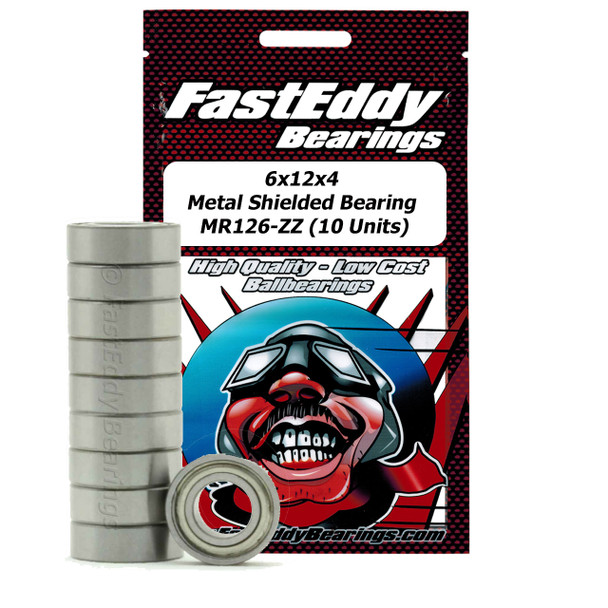 Tamiya 1260 Metal Shielded Replacement Bearing 6X12X4 (10 Units)