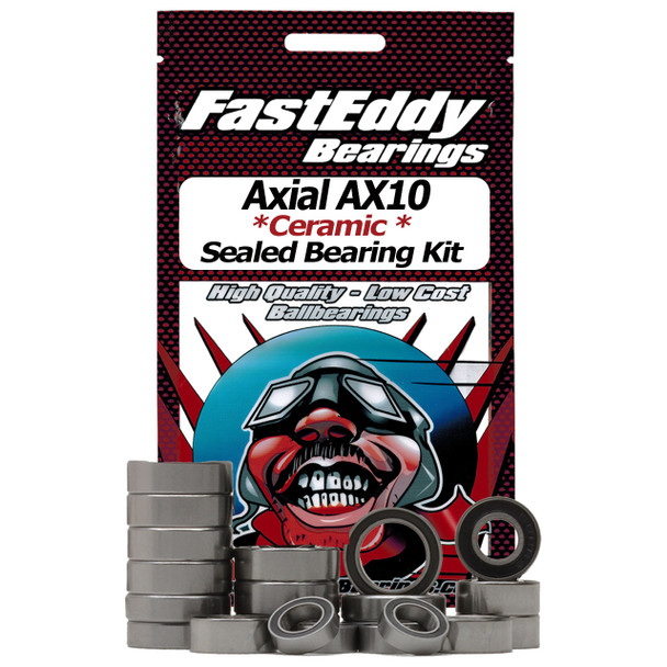 Axial AX10 Ceramic Rubber Sealed Bearing Kit (All)
