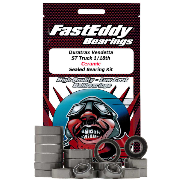 Duratrax Vendetta ST Truck 1/18th Ceramic Rubber Sealed Bearing Kit