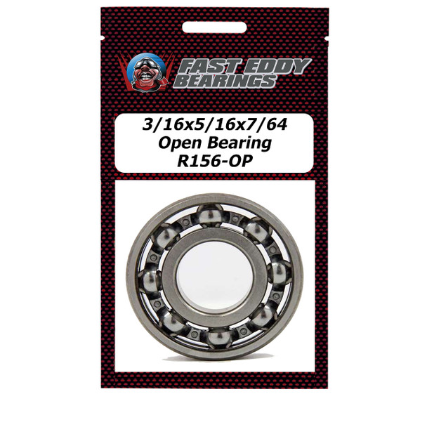 3/16x5/16x7/64 Open Bearing R156-OP