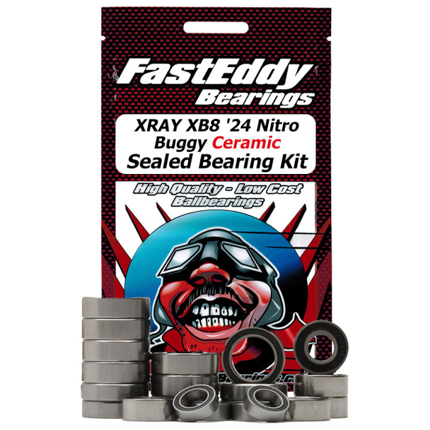 XRAY XB8 ’24 Nitro Buggy Ceramic Sealed Bearing Kit