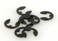 2mm E-Clip Steel Black Phosphate 10 Units