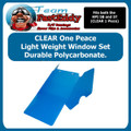 Lite weight, One peace window set. CLEAR