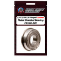 1/4X3/8X1/8 Flanged Ceramic Metal Shielded Bearing FR168-ZZC