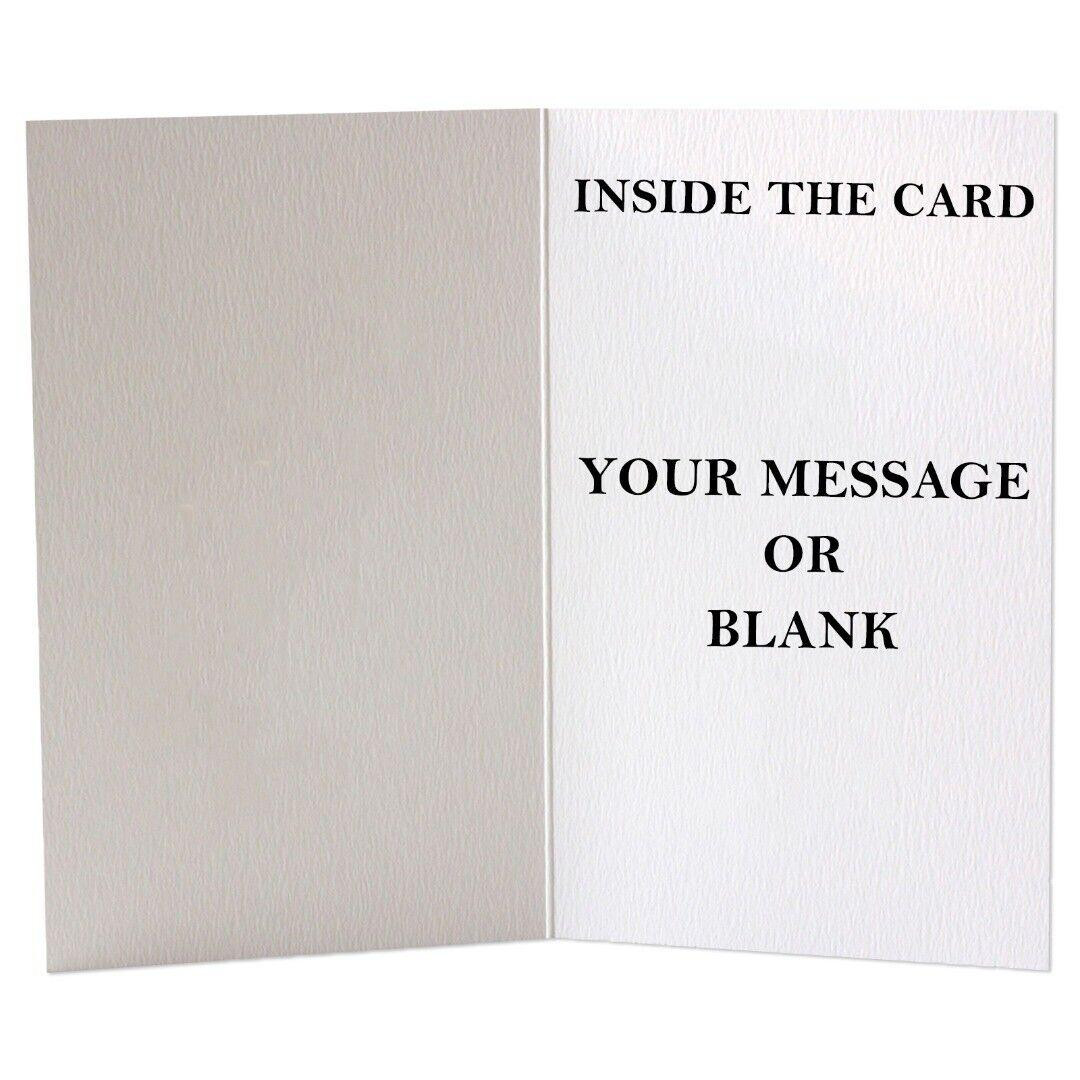 Watercolour Bison Greeting Card - Blank Birthday Card For Dad, Brother, Son | Wildlife Art