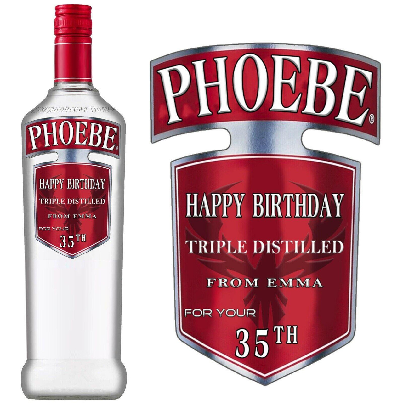 smirnoff vodka label template
