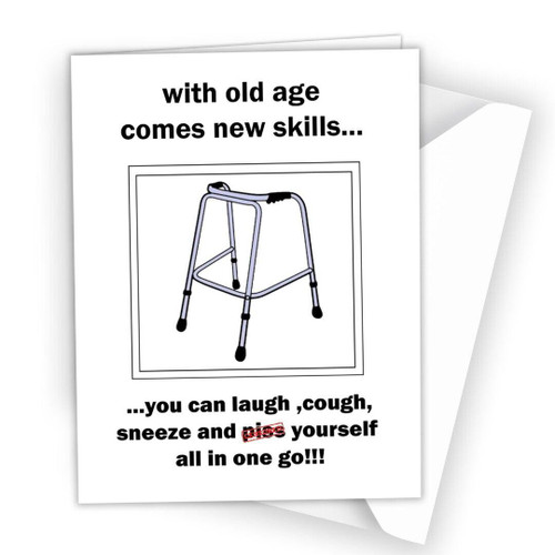 Birthday Card Rude Funny Brother Sister Mum Dad Old Friend for Men Women 0504