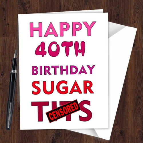 Customized Funny Birthday Card Humour Cheeky Rude Witty Husband Wife Dirty F07