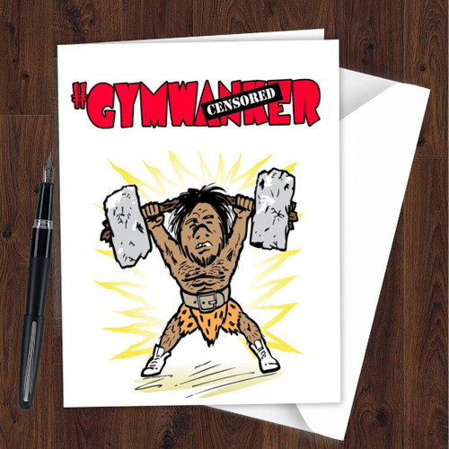 Birthday Card Funny Gym Brother Son Dad Husband Boyfriend Friend for Men L08