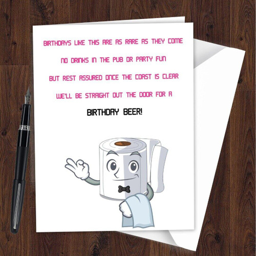 Funny Joke Birthday Card for Men Women Mum Dad Husband Wife 40th 50th 60th L183
