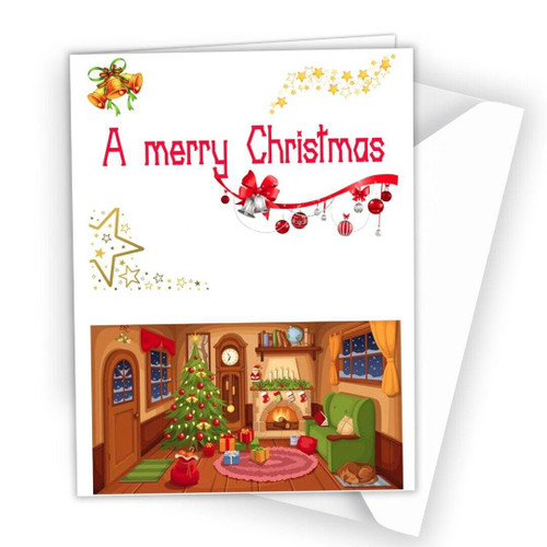 Christmas Card Xmas Greeting Card Best wishers Lovely for Any one Family All R37