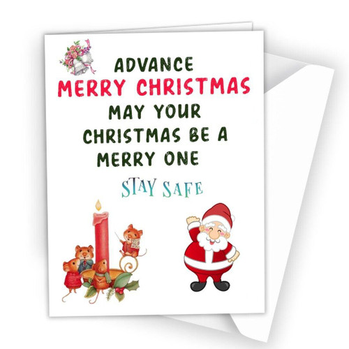 Christmas Card Xmas Greeting Card Best wishers Lovely for Any one Family All R43