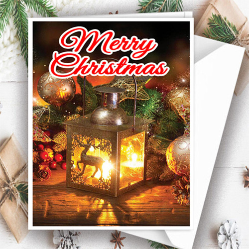 Personalised Customised Merry Christmas Xmas Greeting Card for Mummy, Daddy, Son, Daughter W01