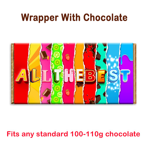 All the Best Novelty Chocolate Bar Wrapper Lovely Gift Present For Birthday Xmas