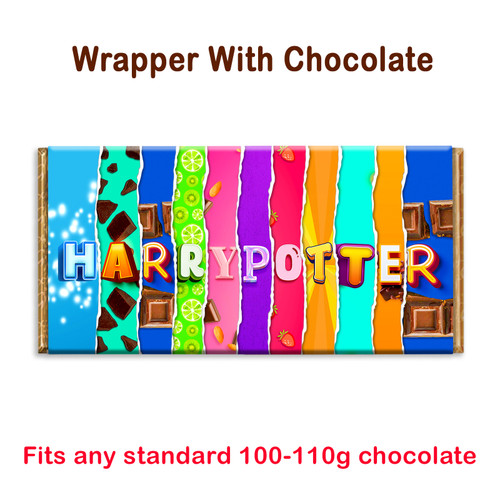 Harry Potter Novelty Chocolate Bar Wrapper Gift Present for Kids Child Boy Son